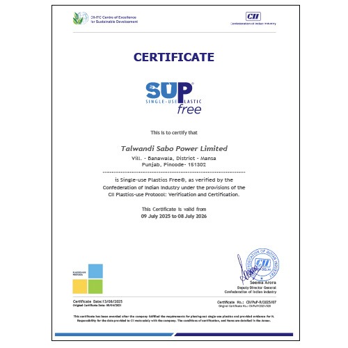 Certificate Sup free